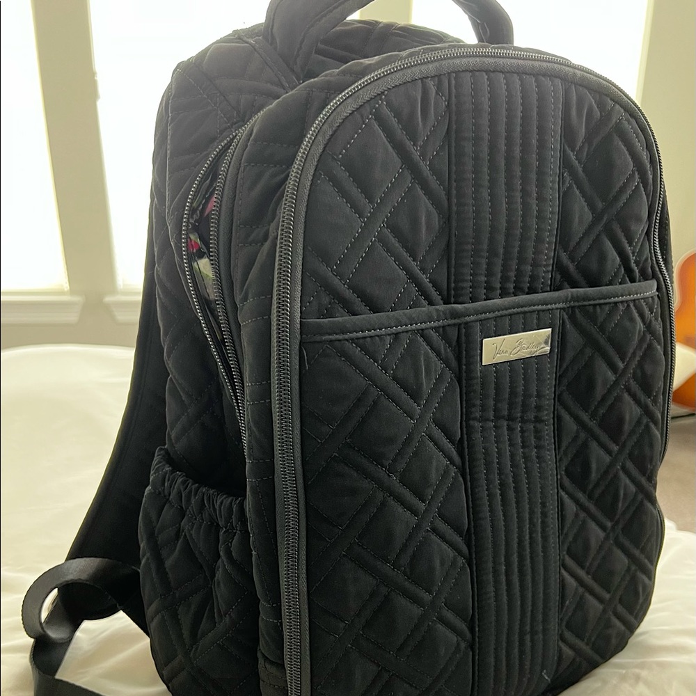 Vera Bradley Black Diaper Bag backpack